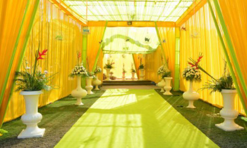 Conjuntar la moqueta en una boda