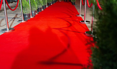La moqueta roja ceremonial